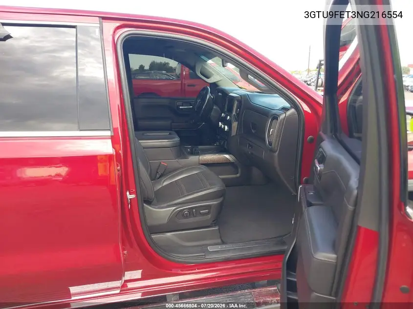 2022 GMC Sierra 1500 Limited 4Wd Short Box Denali VIN: 3GTU9FET3NG216554 Lot: 45666804