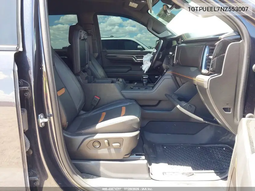 2022 GMC Sierra 1500 4Wd Short Box At4 VIN: 1GTPUEEL7NZ553007 Lot: 45674281