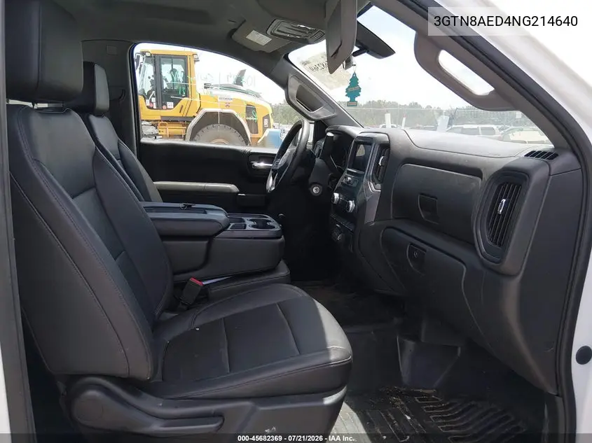 2022 GMC Sierra 1500 Limited 2Wd Long Box Pro VIN: 3GTN8AED4NG214640 Lot: 45682369