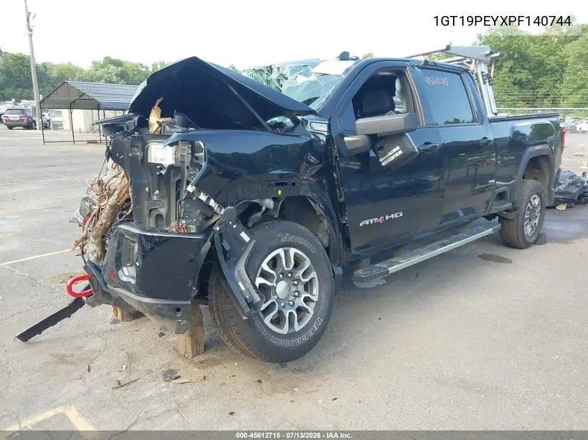 2023 GMC Sierra 2500Hd At4 VIN: 1GT19PEYXPF140744 Lot: 45612715