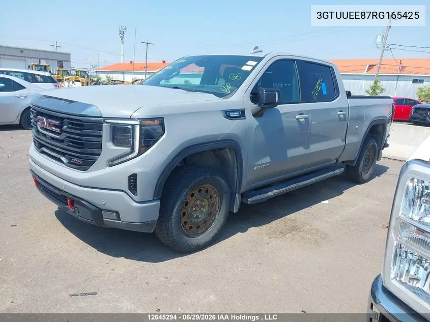 2024 GMC Sierra K1500 At4 VIN: 3GTUUEE87RG165425 Lot: 12645294