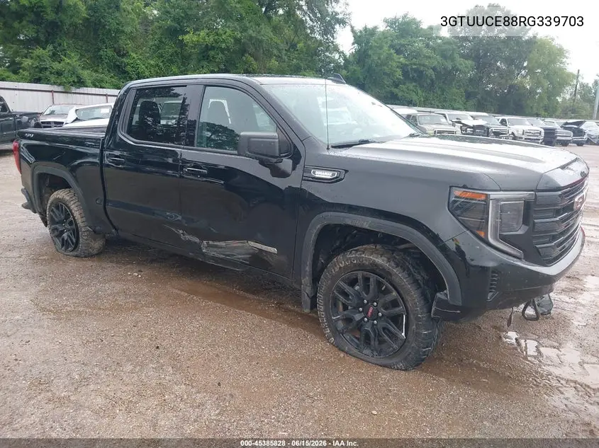2024 GMC Sierra 1500 VIN: 3GTUUCE88RG339703 Lot: 45385828