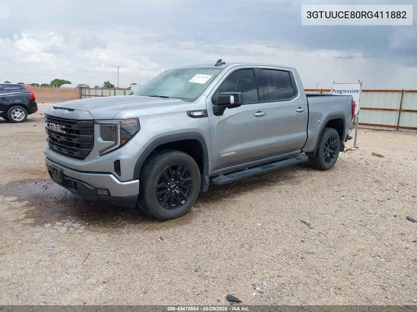 2024 GMC Sierra 1500 4Wd Short Box Elevation With 3Sb VIN: 3GTUUCE80RG411882 Lot: 45470554