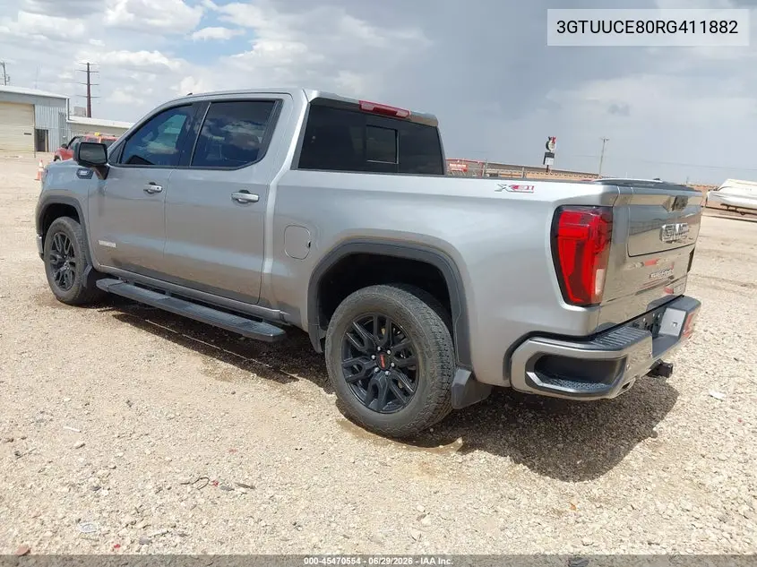 2024 GMC Sierra 1500 4Wd Short Box Elevation With 3Sb VIN: 3GTUUCE80RG411882 Lot: 45470554