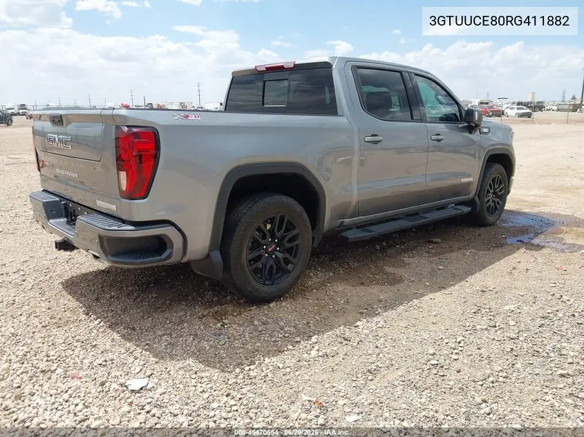 2024 GMC Sierra 1500 4Wd Short Box Elevation With 3Sb VIN: 3GTUUCE80RG411882 Lot: 45470554