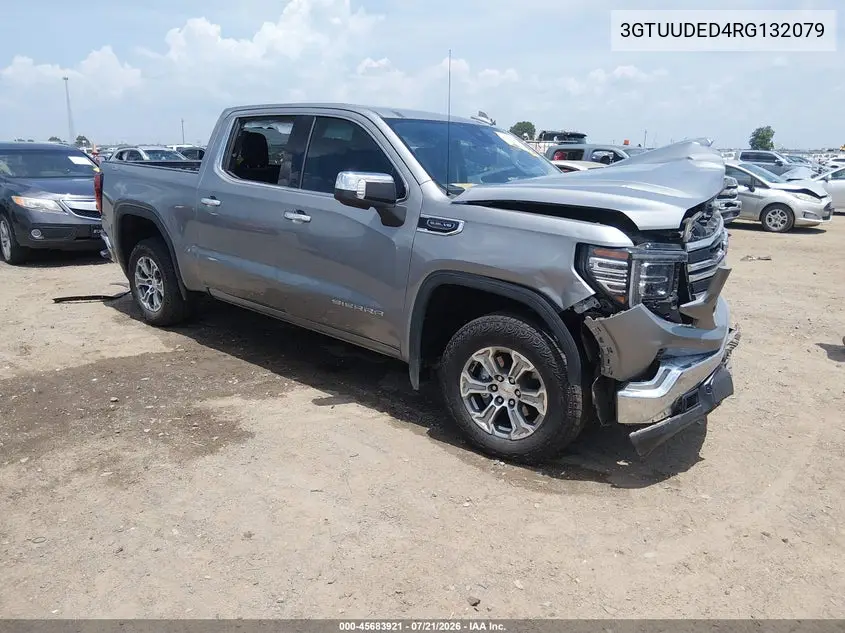 2024 GMC Sierra 1500 4Wd Short Box Slt VIN: 3GTUUDED4RG132079 Lot: 45683921