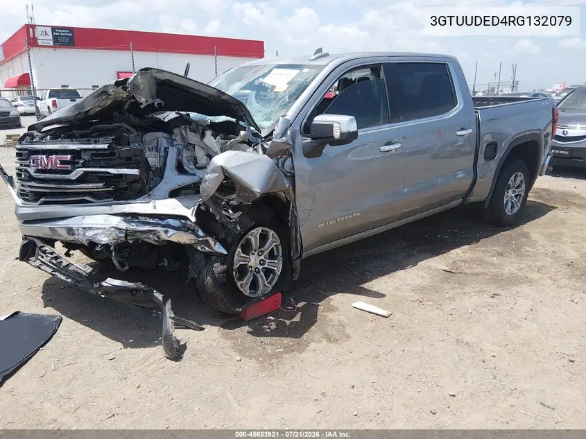 2024 GMC Sierra 1500 4Wd Short Box Slt VIN: 3GTUUDED4RG132079 Lot: 45683921
