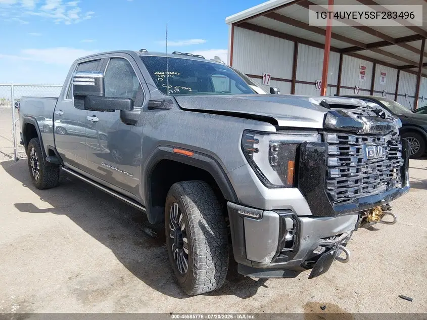 2025 GMC Sierra 3500Hd 4Wd Standard Bed Denali Ultimate VIN: 1GT4UYEY5SF283496 Lot: 45585776