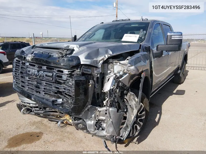 2025 GMC Sierra 3500Hd 4Wd Standard Bed Denali Ultimate VIN: 1GT4UYEY5SF283496 Lot: 45585776