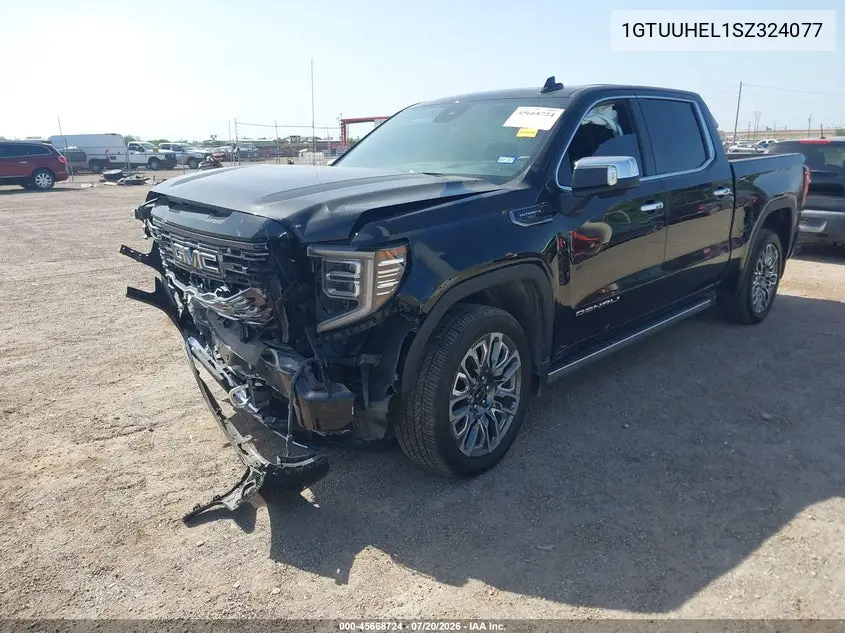 2025 GMC Sierra 1500 4Wd Short Box Denali Ultimate VIN: 1GTUUHEL1SZ324077 Lot: 45668724