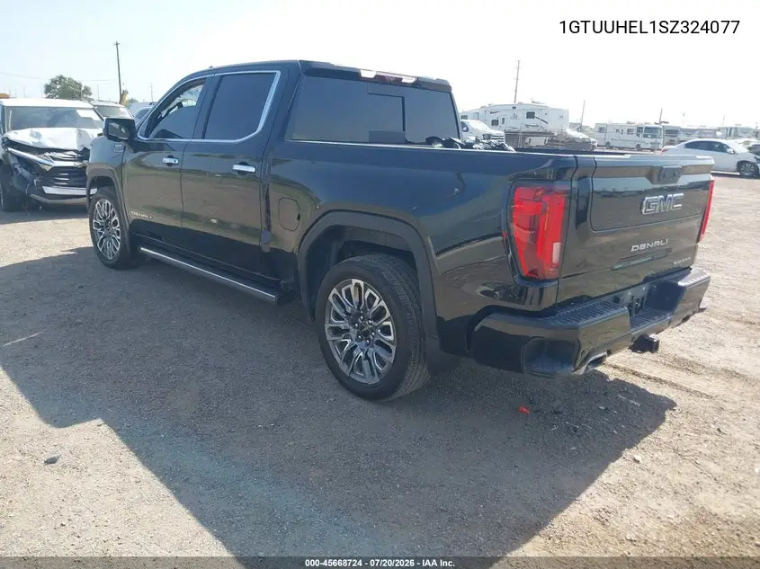 2025 GMC Sierra 1500 4Wd Short Box Denali Ultimate VIN: 1GTUUHEL1SZ324077 Lot: 45668724