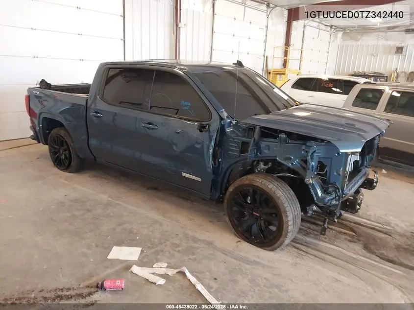 2026 GMC Sierra 1500 , Short Bed, Elevation, 4Wd VIN: 1GTUUCED0TZ342440 Lot: 45439022