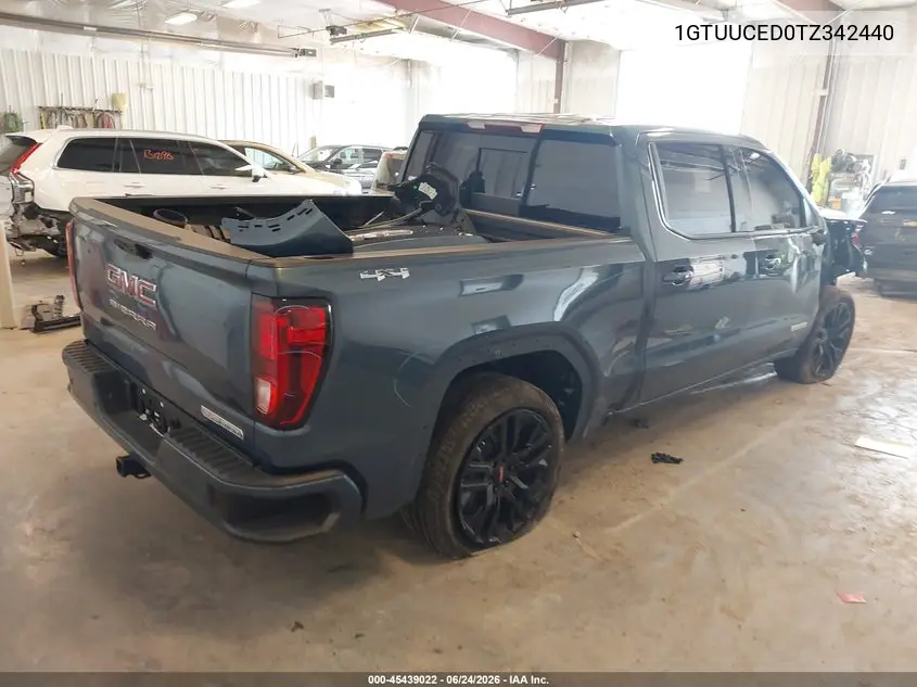 2026 GMC Sierra 1500 , Short Bed, Elevation, 4Wd VIN: 1GTUUCED0TZ342440 Lot: 45439022