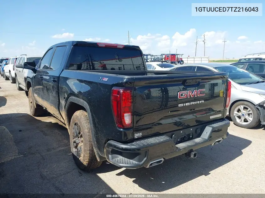 2026 GMC Sierra 1500 Elevation VIN: 1GTUUCED7TZ216043 Lot: 45676344