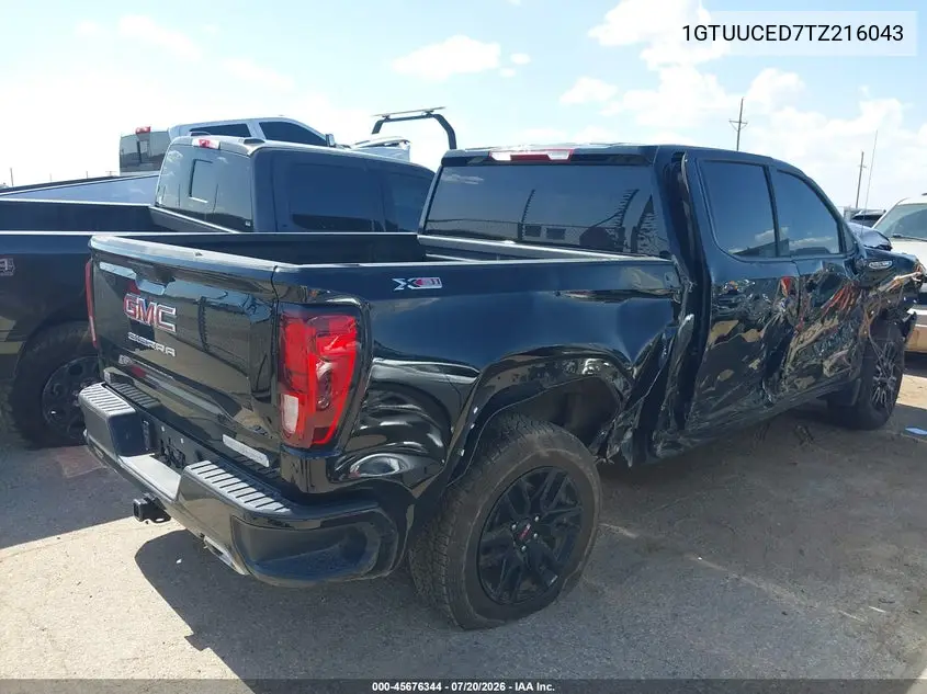 2026 GMC Sierra 1500 Elevation VIN: 1GTUUCED7TZ216043 Lot: 45676344
