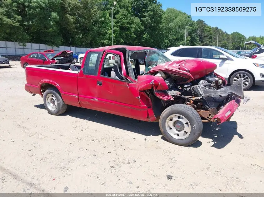 1995 GMC Sonoma VIN: 1GTCS19Z3S8509275 Lot: 45112507