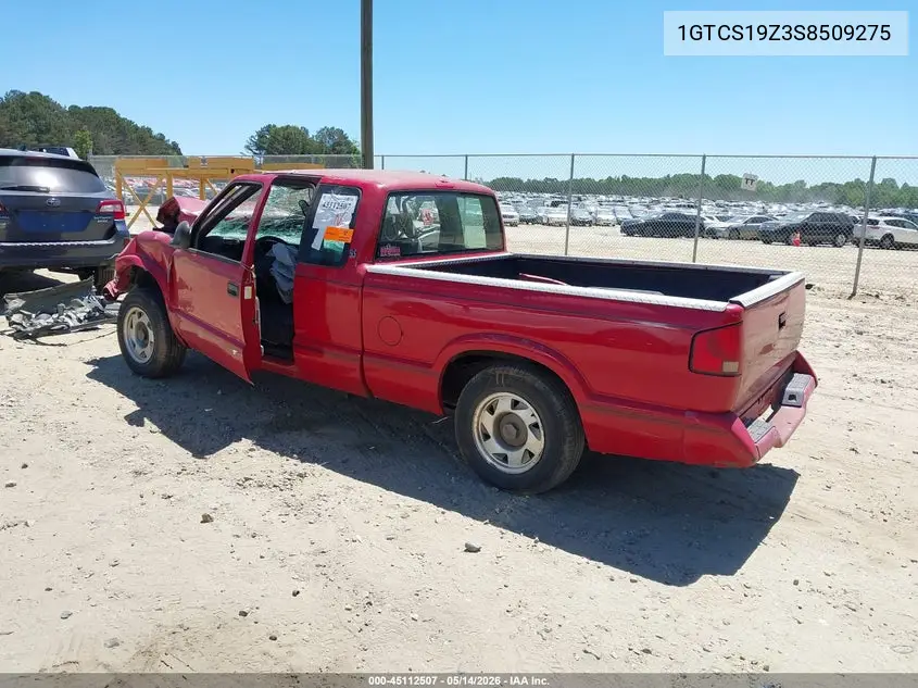 1995 GMC Sonoma VIN: 1GTCS19Z3S8509275 Lot: 45112507
