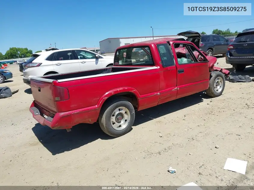 1995 GMC Sonoma VIN: 1GTCS19Z3S8509275 Lot: 45112507