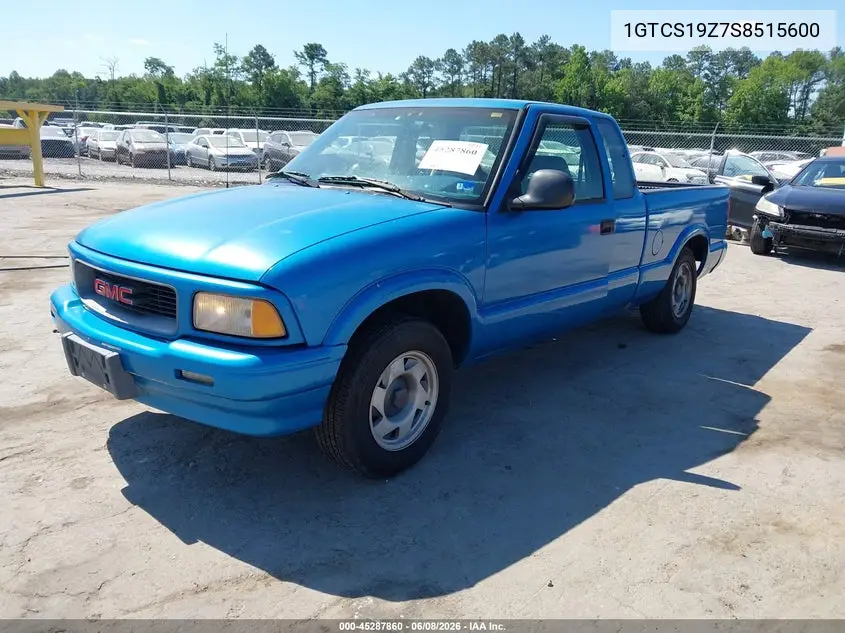 1995 GMC Sonoma VIN: 1GTCS19Z7S8515600 Lot: 45287860