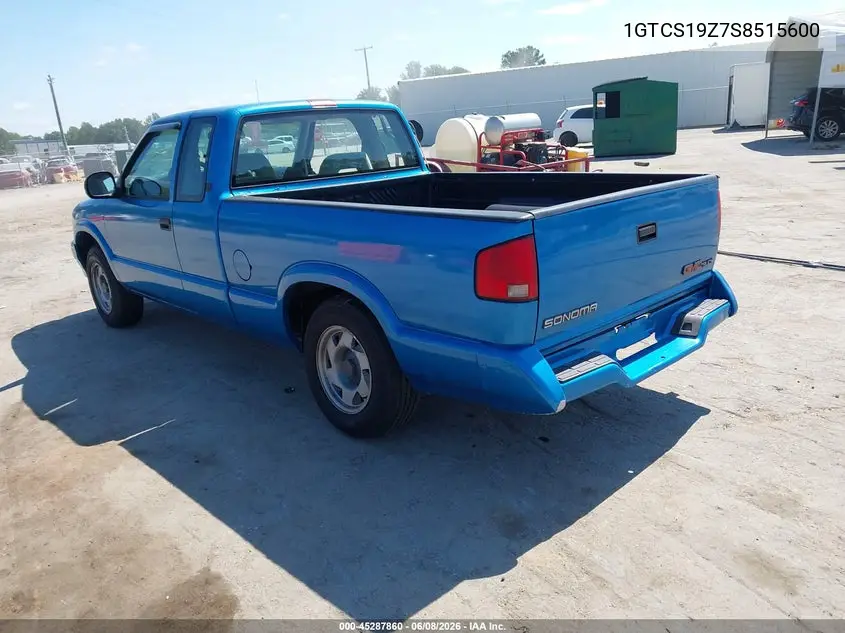 1995 GMC Sonoma VIN: 1GTCS19Z7S8515600 Lot: 45287860