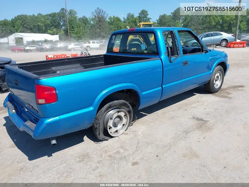1995 GMC Sonoma VIN: 1GTCS19Z7S8515600 Lot: 45287860