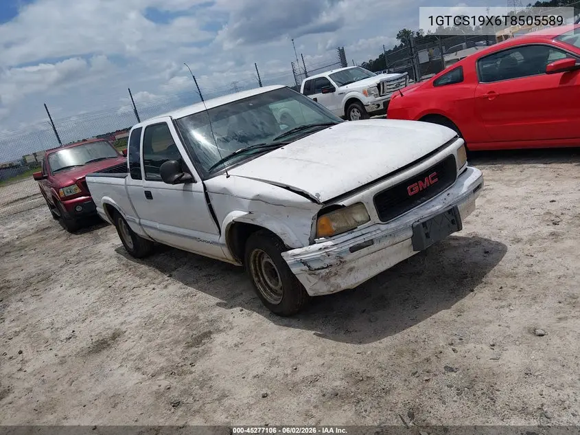 1996 GMC Sonoma VIN: 1GTCS19X6T8505589 Lot: 45277106