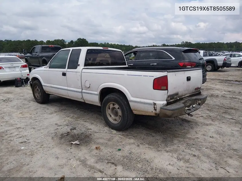 1996 GMC Sonoma VIN: 1GTCS19X6T8505589 Lot: 45277106