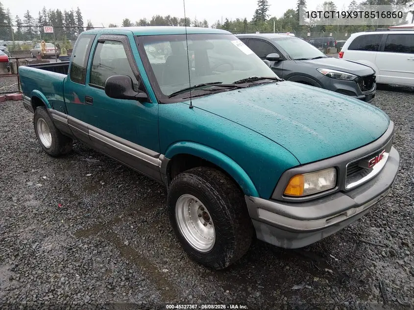 1996 GMC Sonoma VIN: 1GTCT19X9T8516860 Lot: 45327367