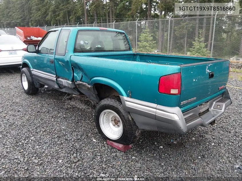 1996 GMC Sonoma VIN: 1GTCT19X9T8516860 Lot: 45327367