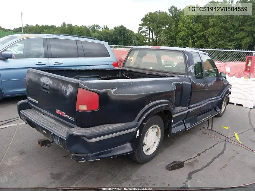 1997 GMC Sonoma Sls VIN: 1GTCS1942V8504559 Lot: 45611853
