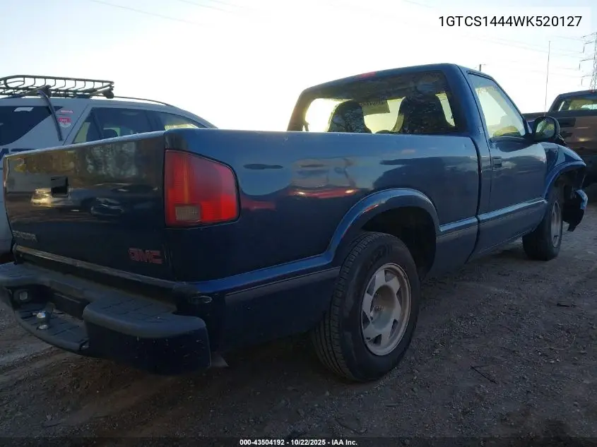 1998 GMC Sonoma Sls VIN: 1GTCS1444WK520127 Lot: 43504192