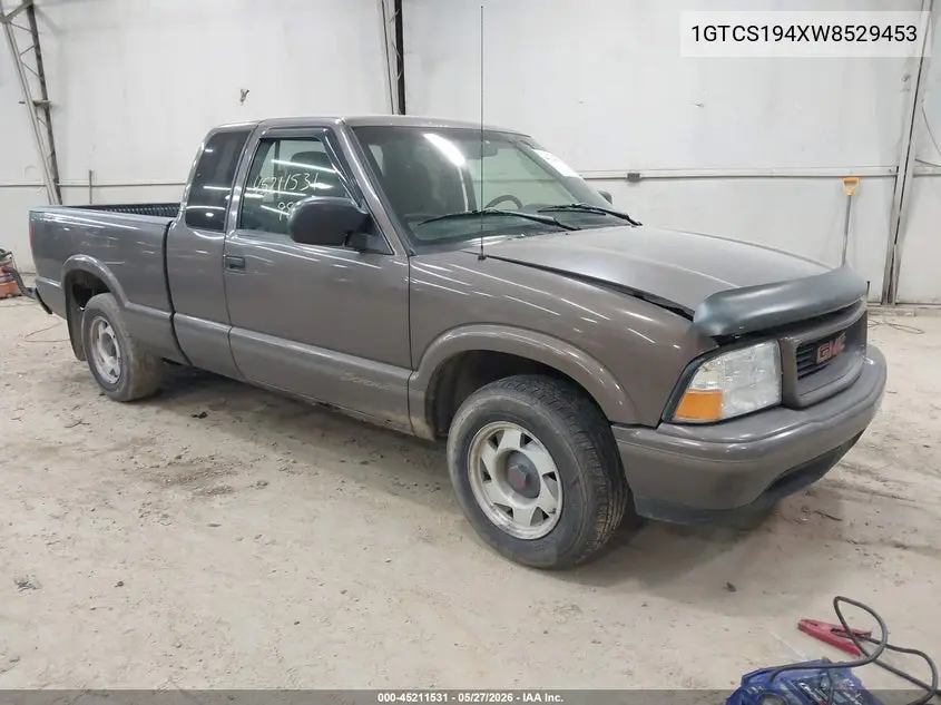 1998 GMC Sonoma Sls VIN: 1GTCS194XW8529453 Lot: 45211531