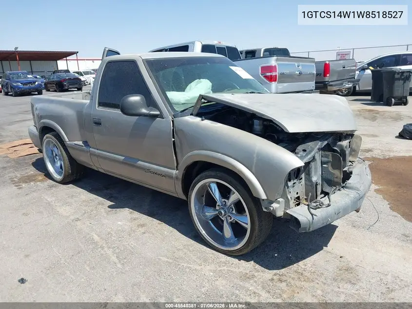 1998 GMC Sonoma Sls VIN: 1GTCS14W1W8518527 Lot: 45540381
