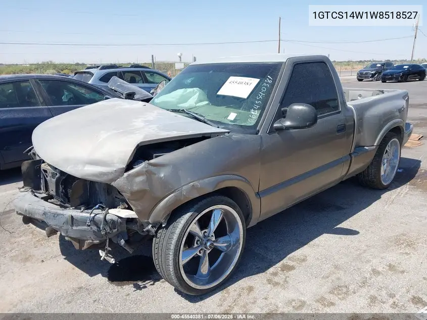 1998 GMC Sonoma Sls VIN: 1GTCS14W1W8518527 Lot: 45540381