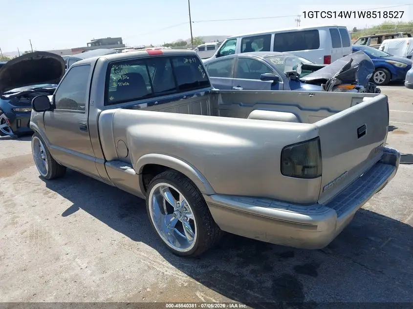 1998 GMC Sonoma Sls VIN: 1GTCS14W1W8518527 Lot: 45540381