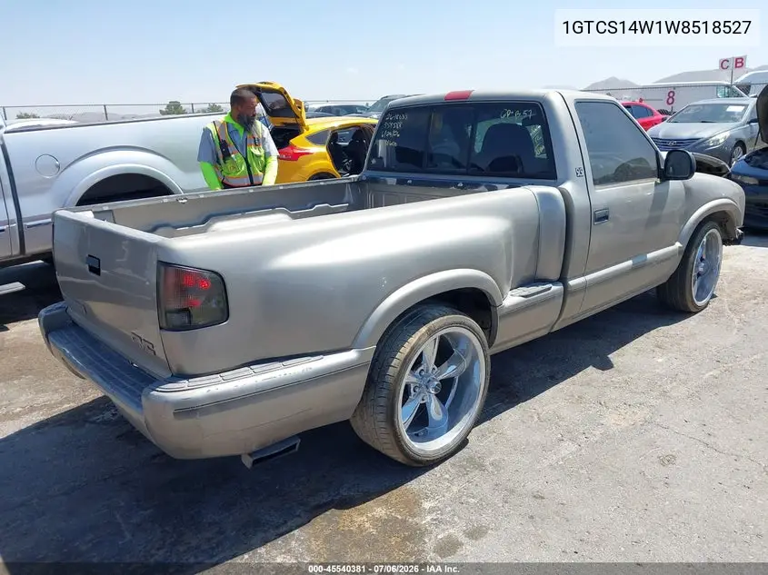 1998 GMC Sonoma Sls VIN: 1GTCS14W1W8518527 Lot: 45540381