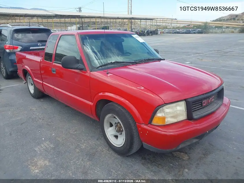 1998 GMC Sonoma Sls VIN: 1GTCS1949W8536667 Lot: 45626113