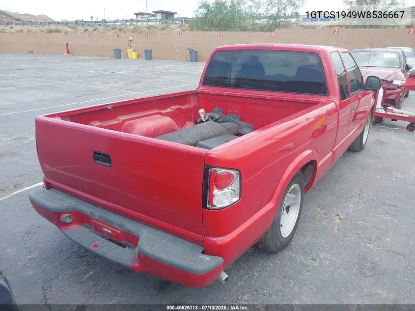 1998 GMC Sonoma Sls VIN: 1GTCS1949W8536667 Lot: 45626113