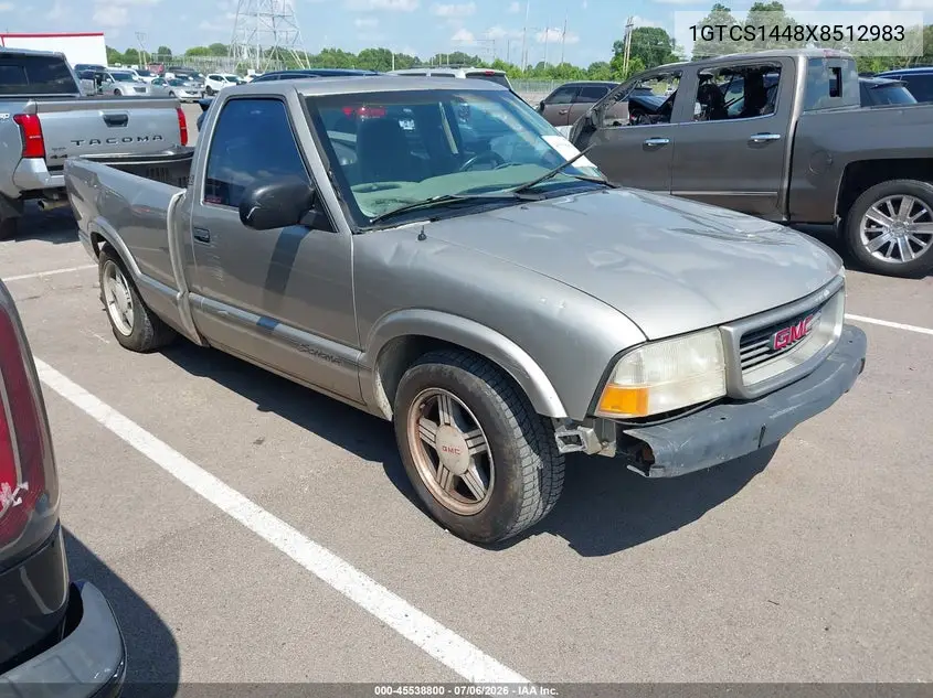 1999 GMC Sonoma Sls VIN: 1GTCS1448X8512983 Lot: 45538800