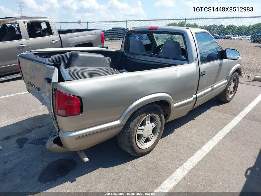 1999 GMC Sonoma Sls VIN: 1GTCS1448X8512983 Lot: 45538800