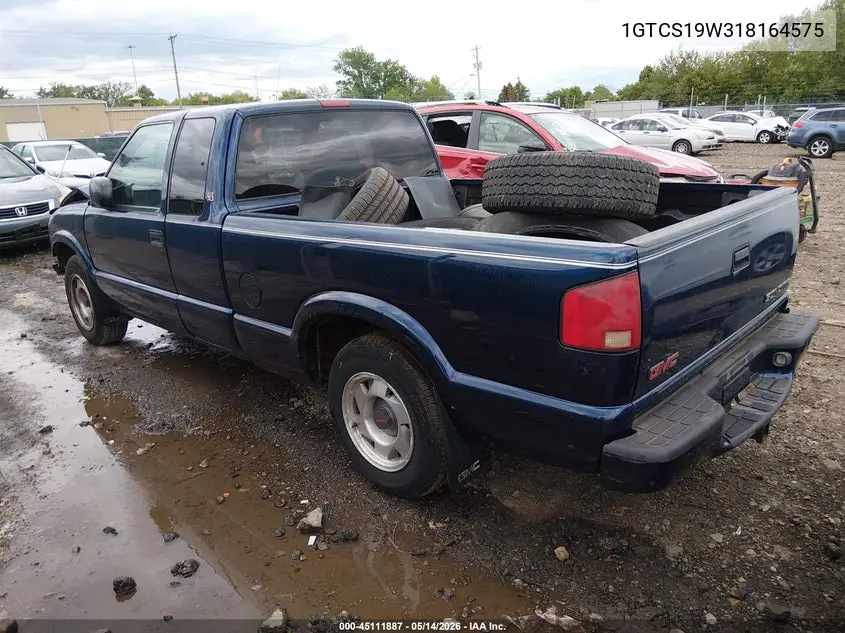 2001 GMC Sonoma Sls VIN: 1GTCS19W318164575 Lot: 45111887