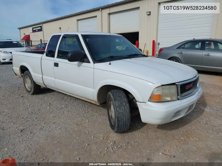 2002 GMC Sonoma Sls VIN: 1GTCS19W528234580 Lot: 44752444