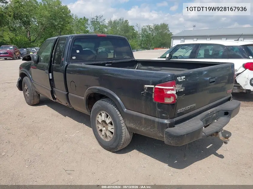 2002 GMC Sonoma Sls VIN: 1GTDT19W928167936 Lot: 45102824