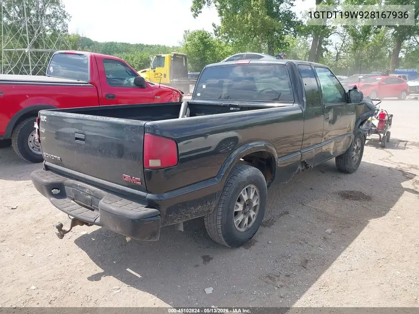 2002 GMC Sonoma Sls VIN: 1GTDT19W928167936 Lot: 45102824