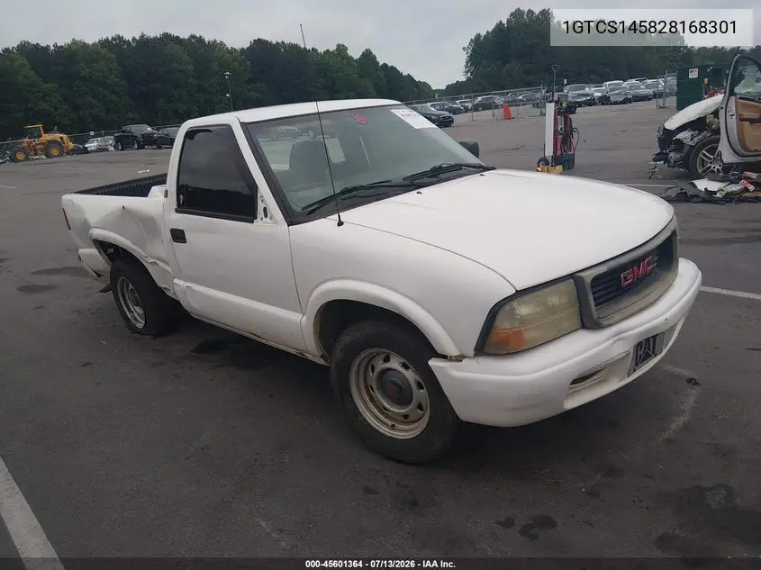 2002 GMC Sonoma Sl VIN: 1GTCS145828168301 Lot: 45601364