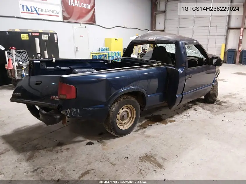 2003 GMC Sonoma Sl VIN: 1GTCS14H238229024 Lot: 45173701