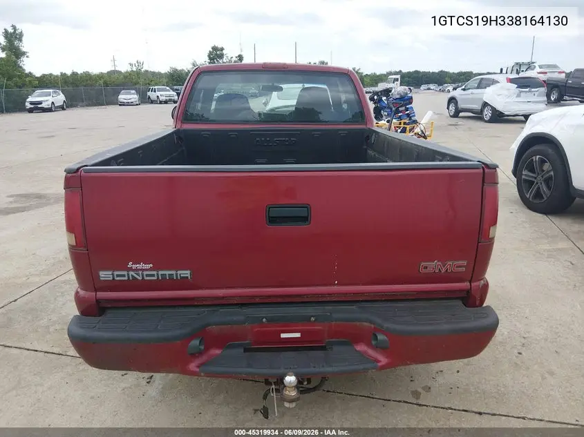 2003 GMC Sonoma Sls VIN: 1GTCS19H338164130 Lot: 45319934