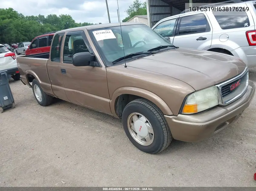 2003 GMC Sonoma Sls VIN: 1GTCS19H638176269 Lot: 45348284