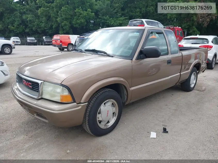 2003 GMC Sonoma Sls VIN: 1GTCS19H638176269 Lot: 45348284