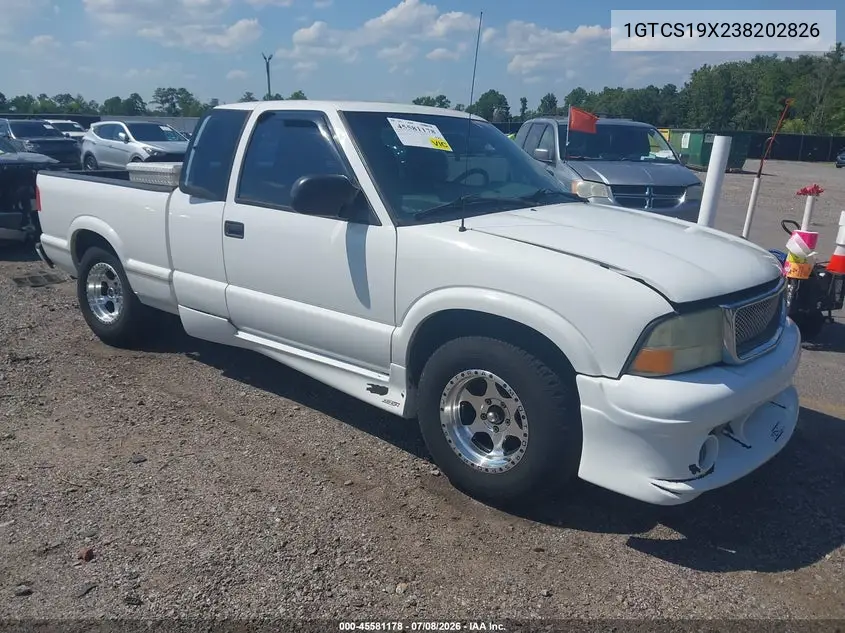 2003 GMC Sonoma Sls VIN: 1GTCS19X238202826 Lot: 45581178